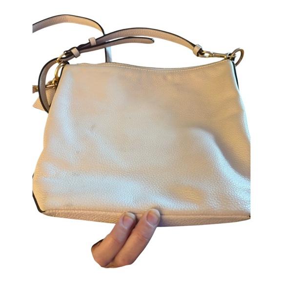 Coach Mini Abby Duffel Shoulder Crossbody Bag Chalk/im Gold 67025 - Picture 2 of 8